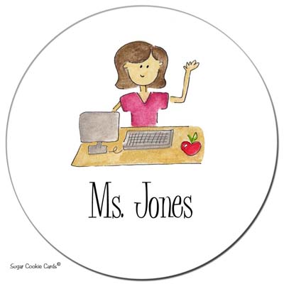 Sugar Cookie Gift Stickers - Ms. Jones